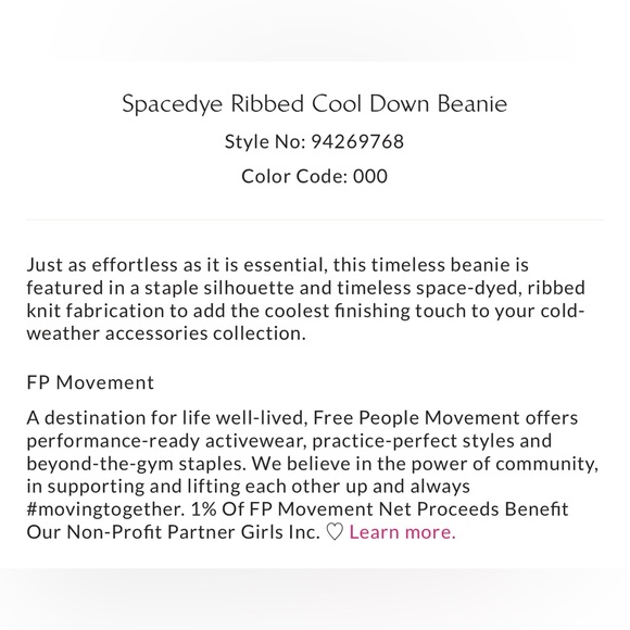 FP Movement Spacedye Ribbed Beanie - Picture 3 of 7